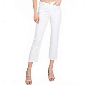 NEW LETTER TO JULIET siena high rise clean straight in optic white